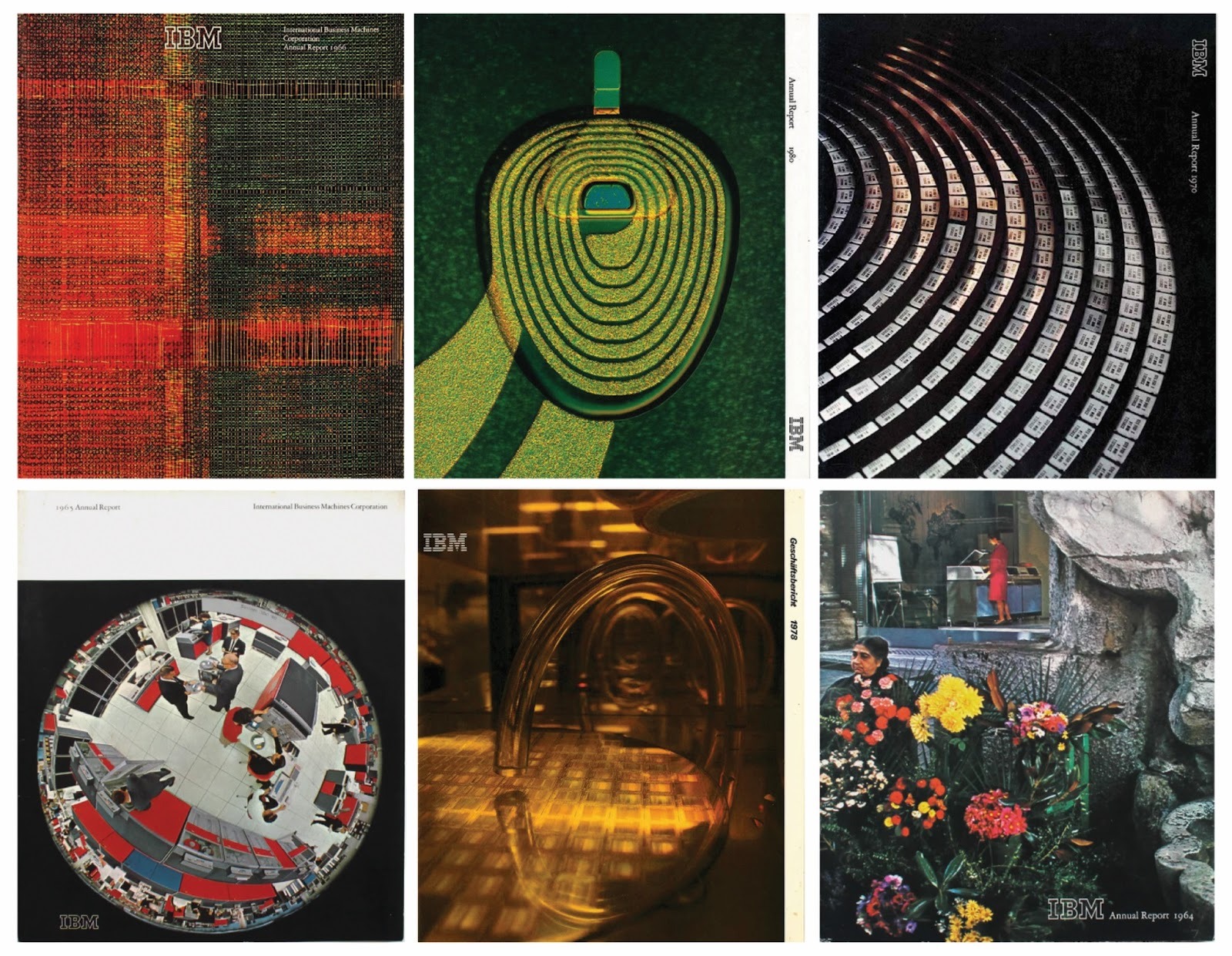 Select reports from IBM, designed by Paul Rand